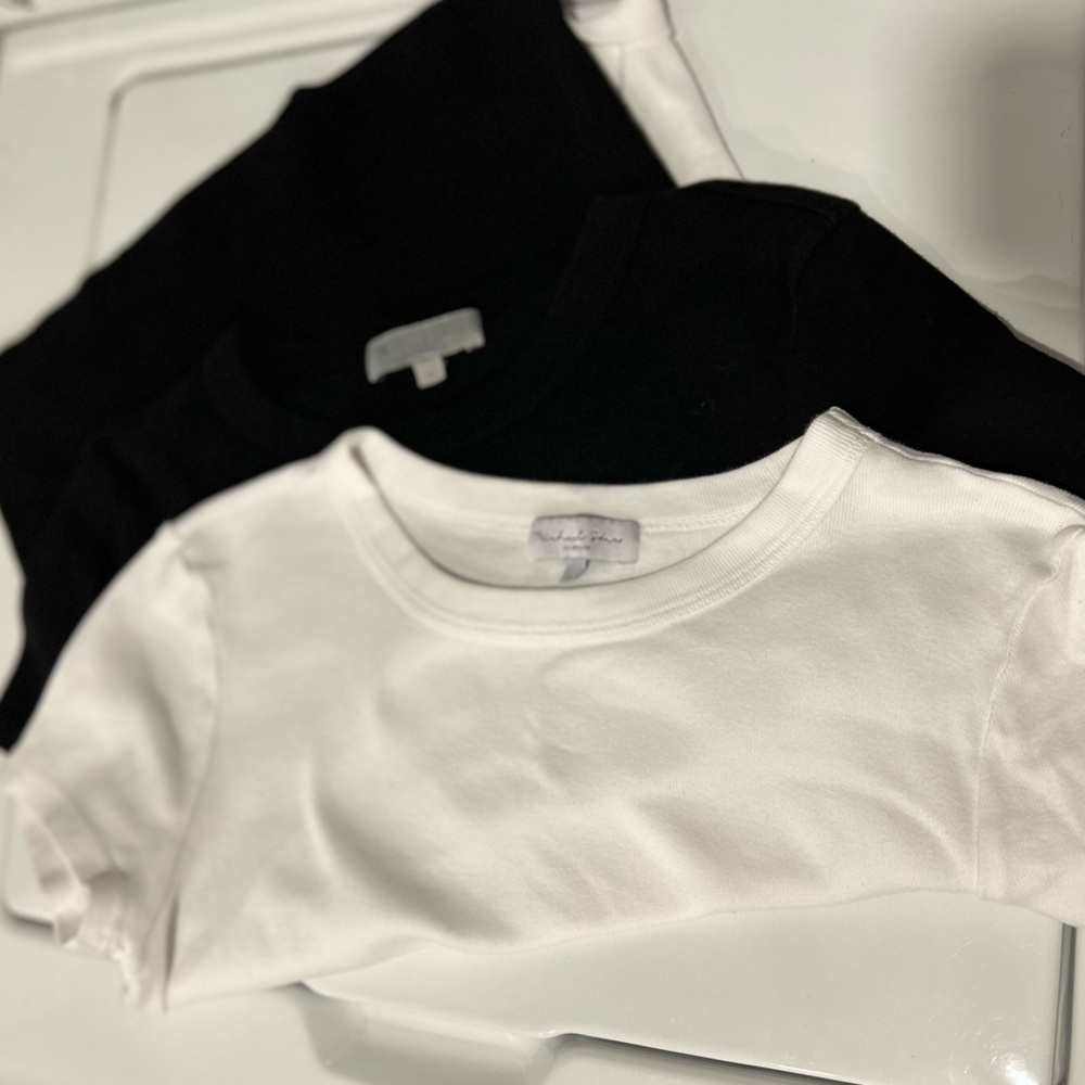 Michael Stars Black and White Lexi t-shirt bundle